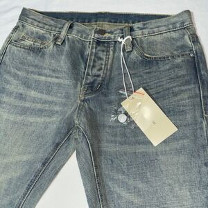 MNML Jeans Men's 30x32 M5 Denim Skinny Blue Ankle Zip Light Wash Streetwear NWT
